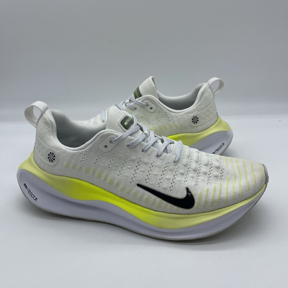 Nike ReactX Infinity Run 4 Men's Size 10 Running Shoes DR2665-101 White Volt